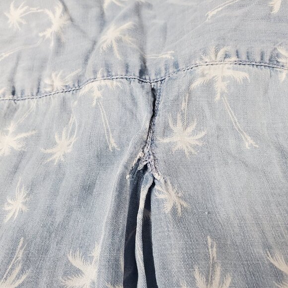 Summer Palm Tree Shirt Dress - Picture 10 of 10